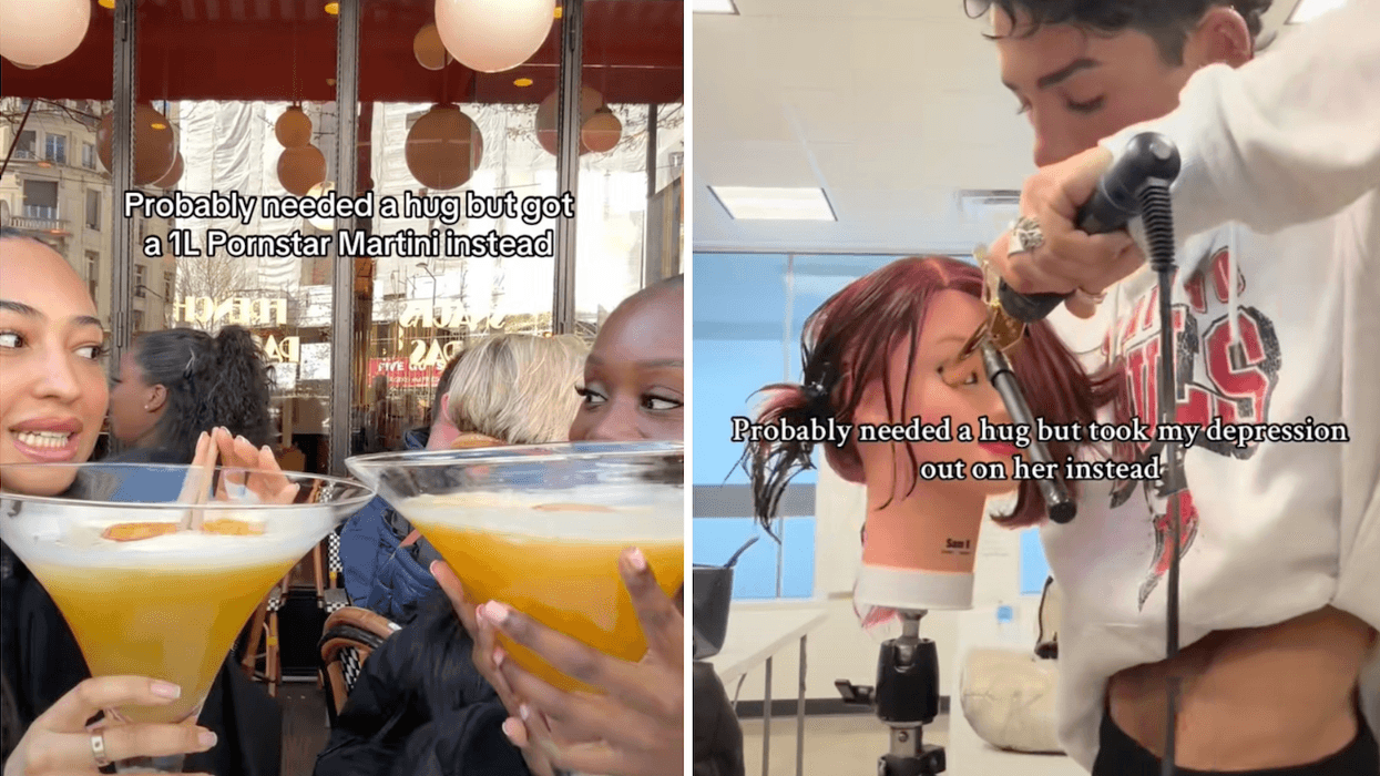 The wildest videos from the 'probably needed a hug but' trend taking ...