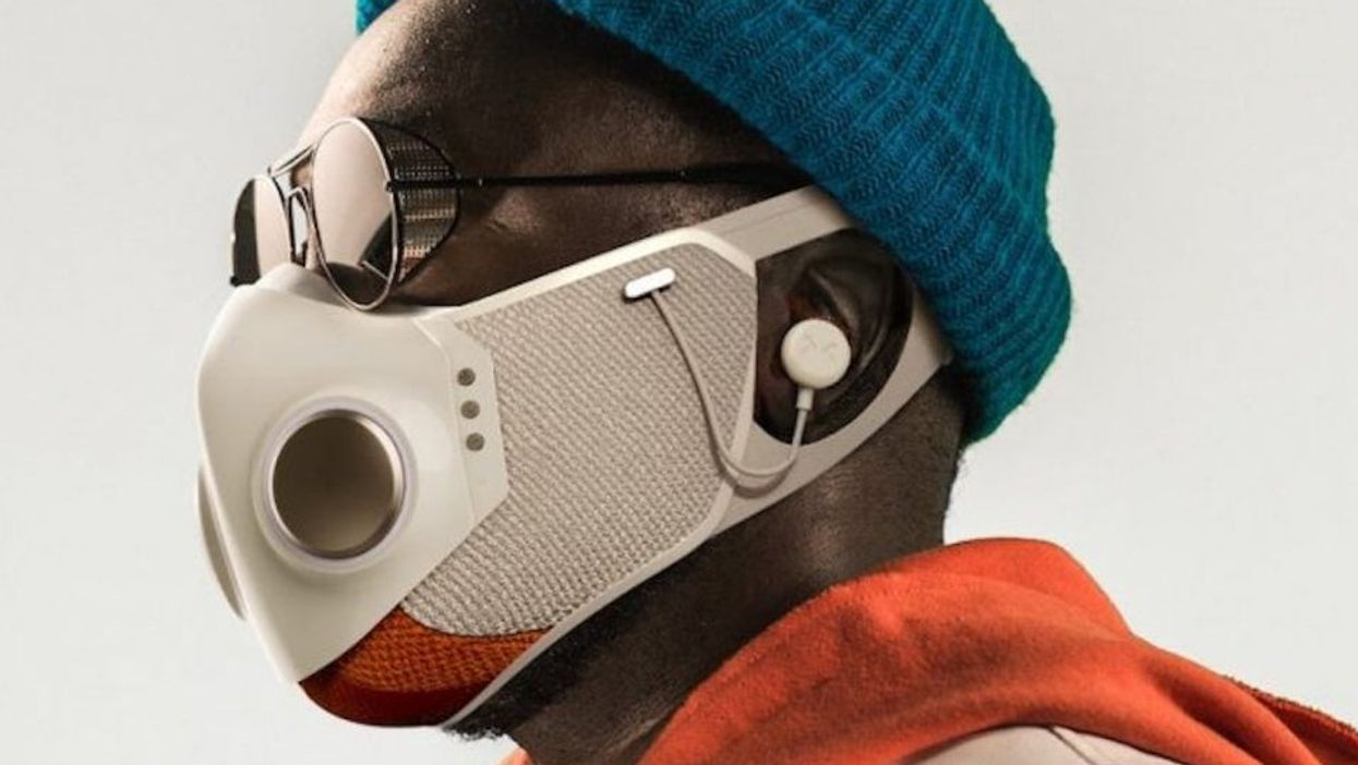 Will.i.am wearing the Xupermask