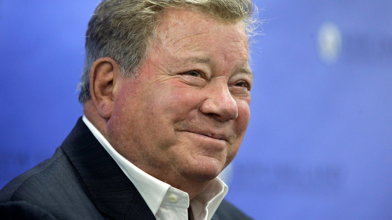 William Shatner has made history as the oldest person in space (Steven Senne/AP)