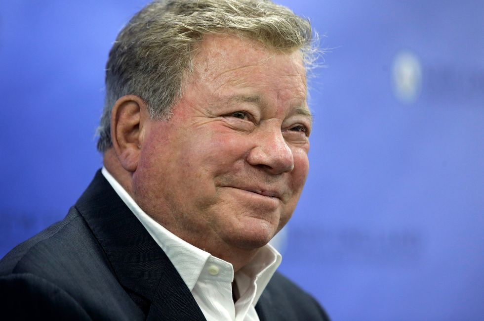 William Shatner has made history as the oldest person in space (Steven Senne/AP)