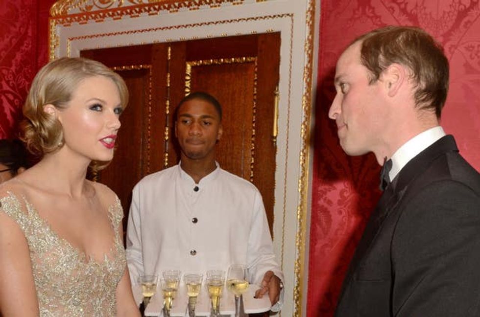 William speaks to Taylor Swift