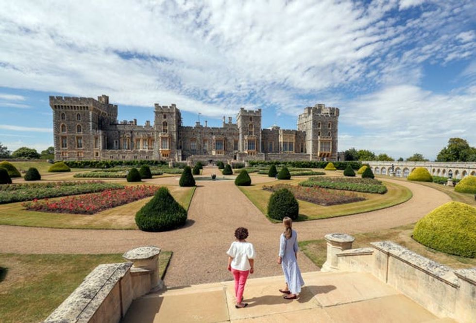 Windsor Castle\u2019s simpler East Terrace Garden design shown in 2020