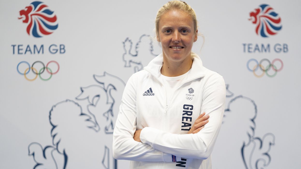 Windsurfer Emma Wilson won bronze (Zac Goodwin/PA)