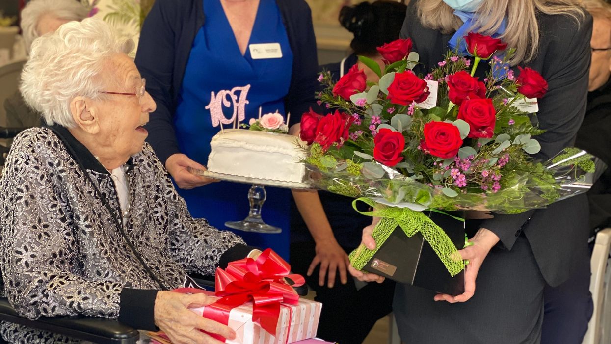 Woman pens poem for 107th birthday