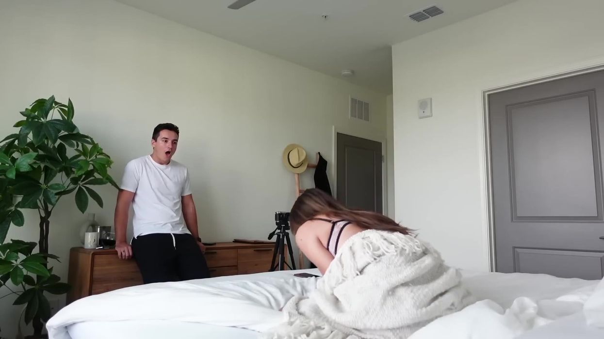 Woman pranks husband into thinking she's a secret OnlyFans star