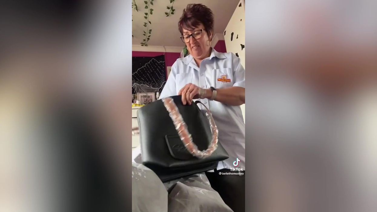 Woman goes viral with 'wine handbag' that pours drinks on-the-go
