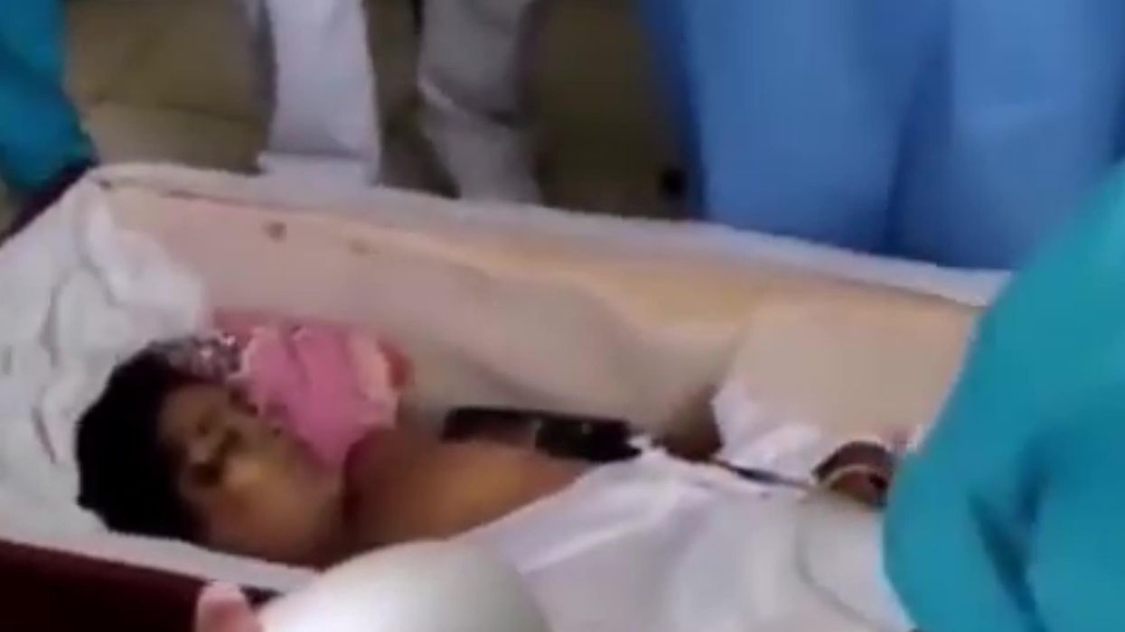 Woman rushed to hospital after 'banging on coffin' at her own funeral