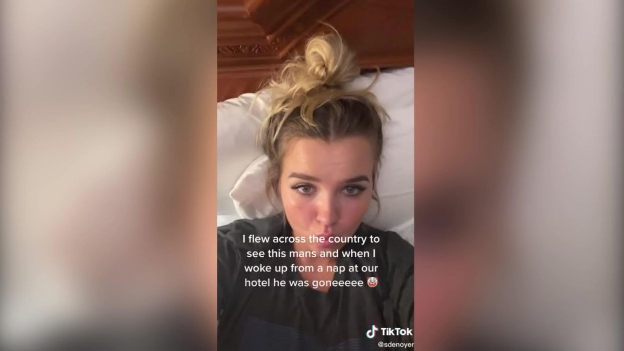 Man dumps woman - who flew across US to meet him - while she was asleep