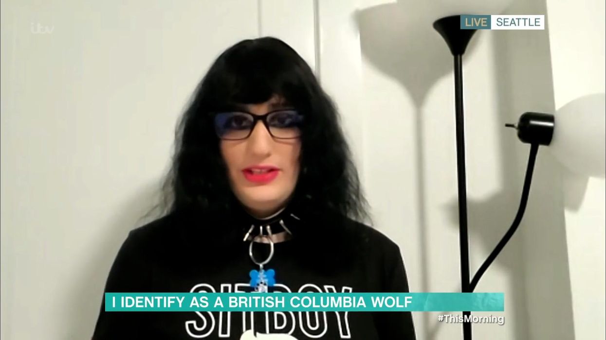 Woman who identifies as a wolf howls live on This Morning