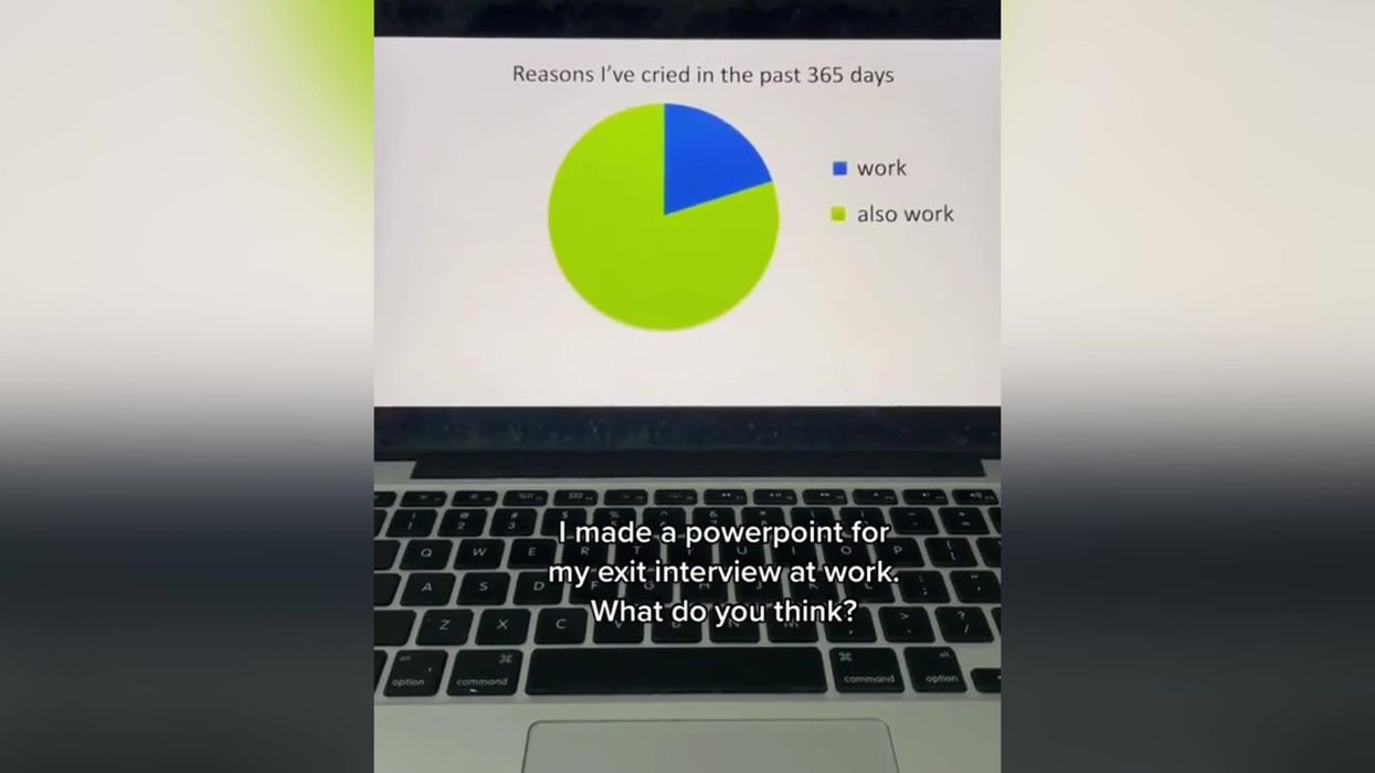 Woman's honest PowerPoint presentation for her exit interview goes viral on TikTok