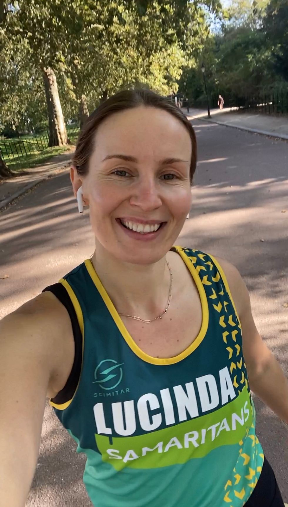 Woman smiling at camera