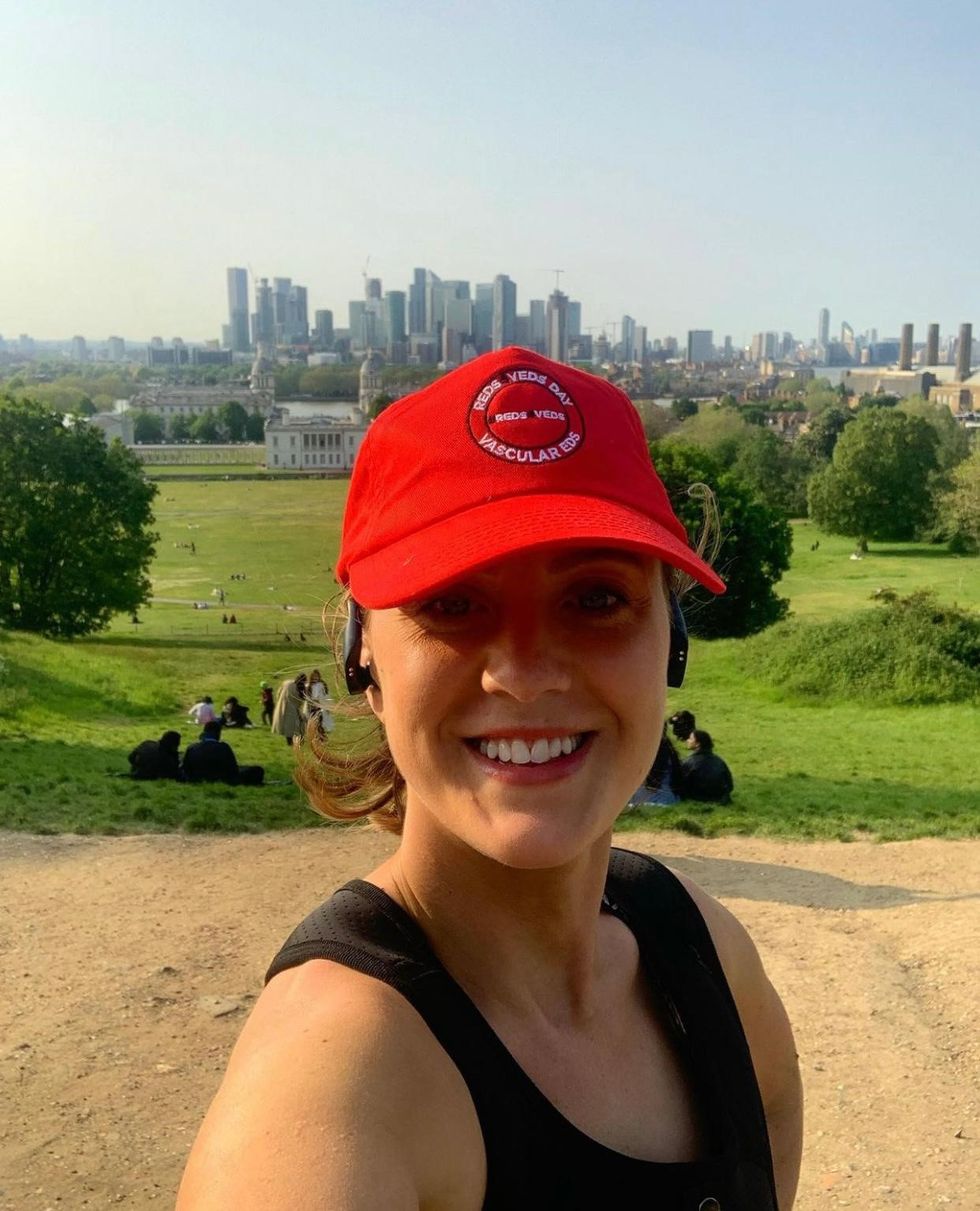 Woman smiling at the camera