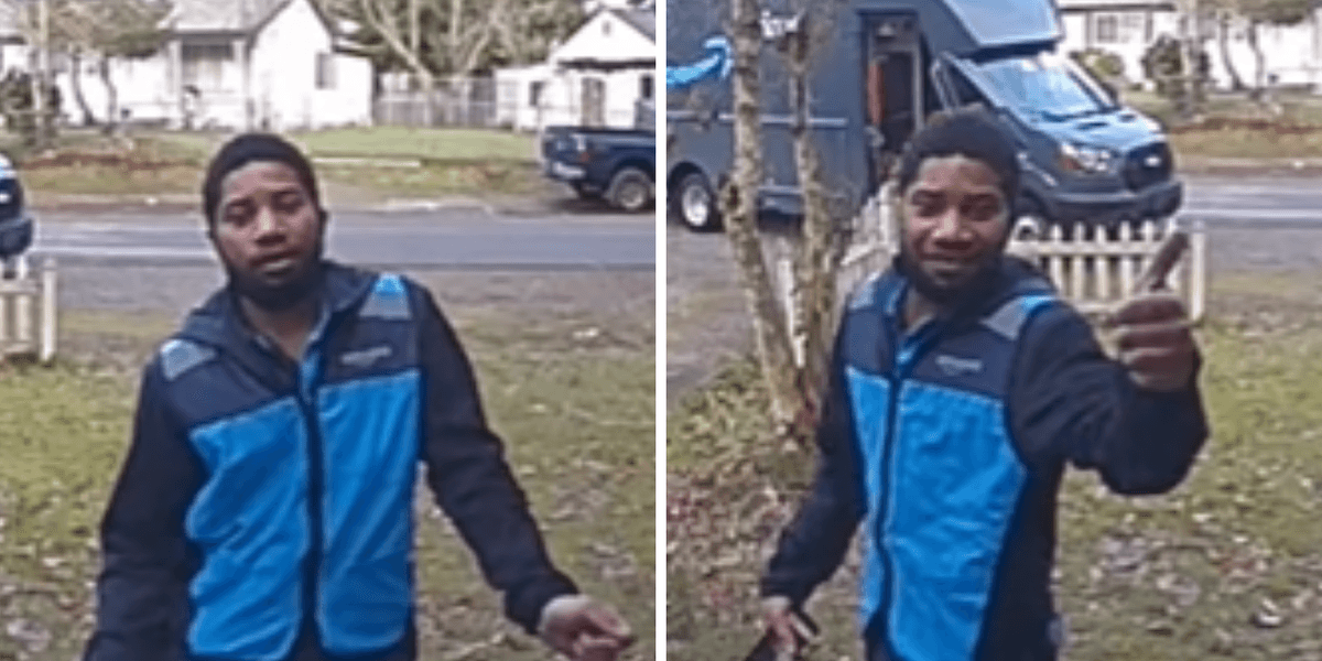 Woman Sparks Debate After Asking Amazon Delivery Driver To Do A Dance woman-sparks-debate-after-asking-amazon-delivery-driver-to-do-a-dance