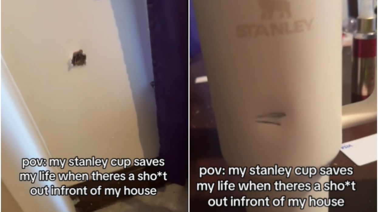 Woman shares how her Stanley cup saved her from being shot