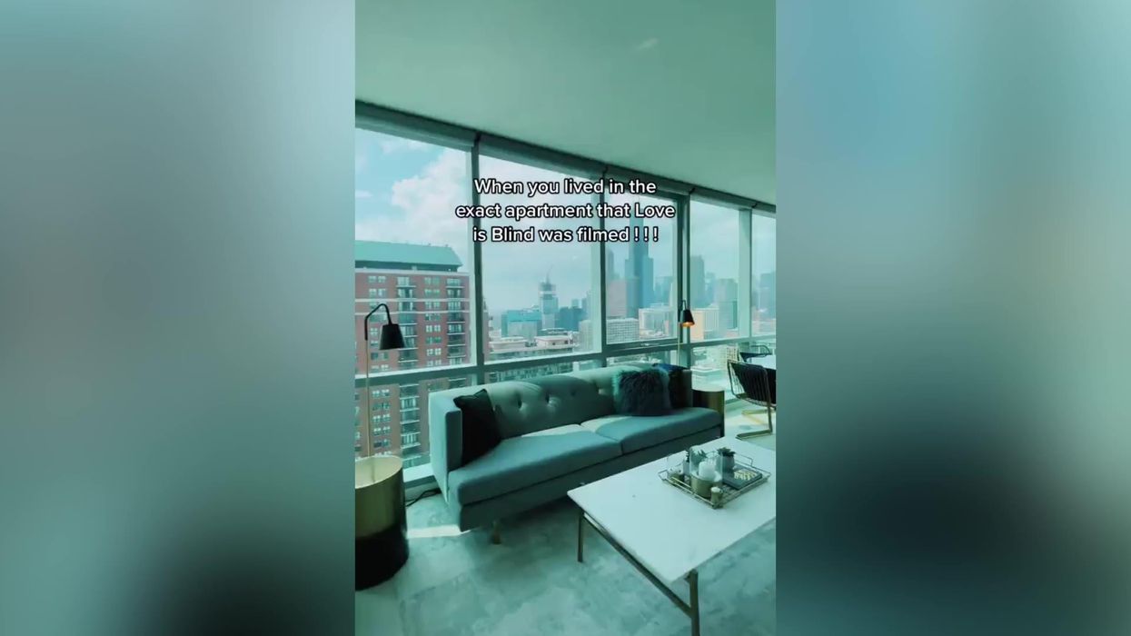 Woman who lived in apartment from Netflix's Love is Blind is showing fans around