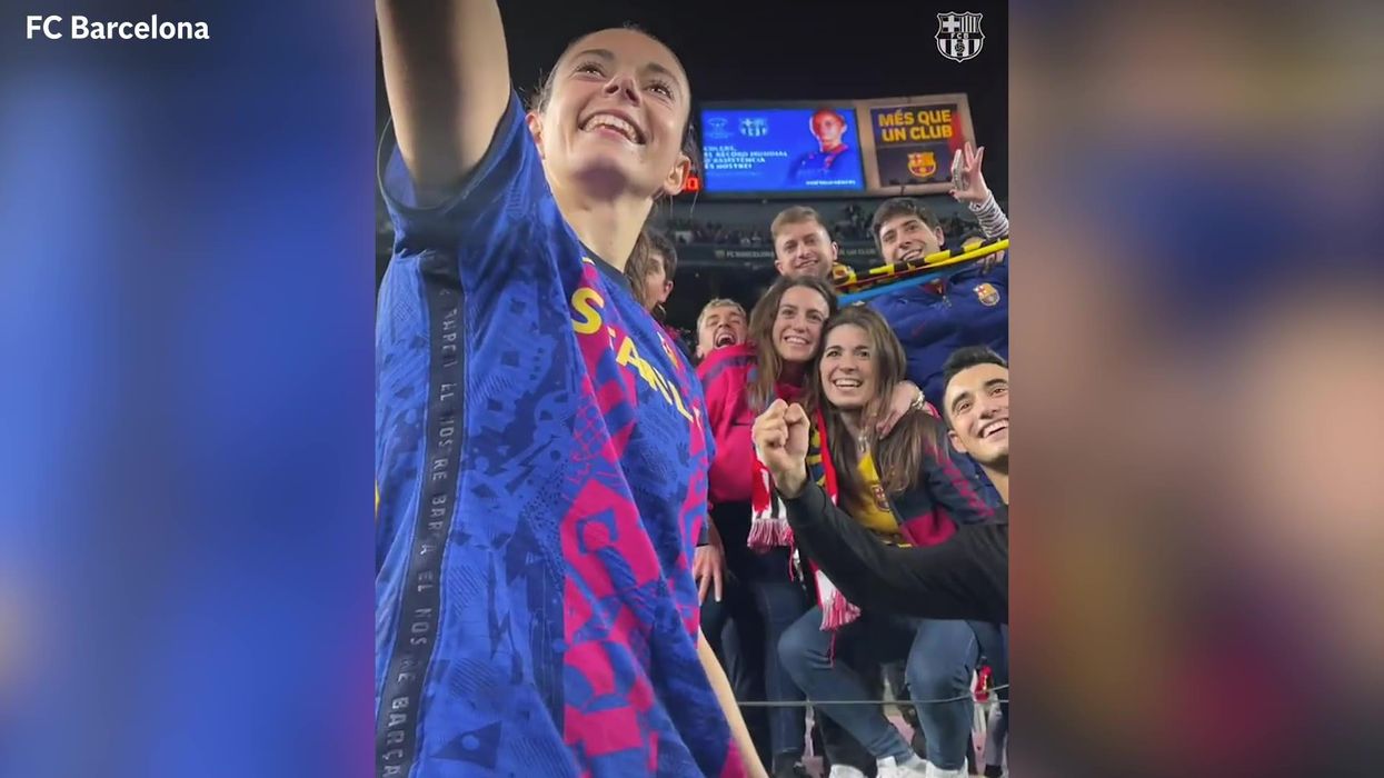 World record attendance for female football game as more than 90,000 show up