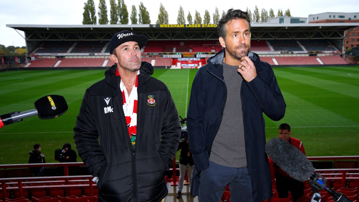 Wrexham co-chairmen Rob McElhenney and Ryan Reynolds (Peter Byrne/PA)