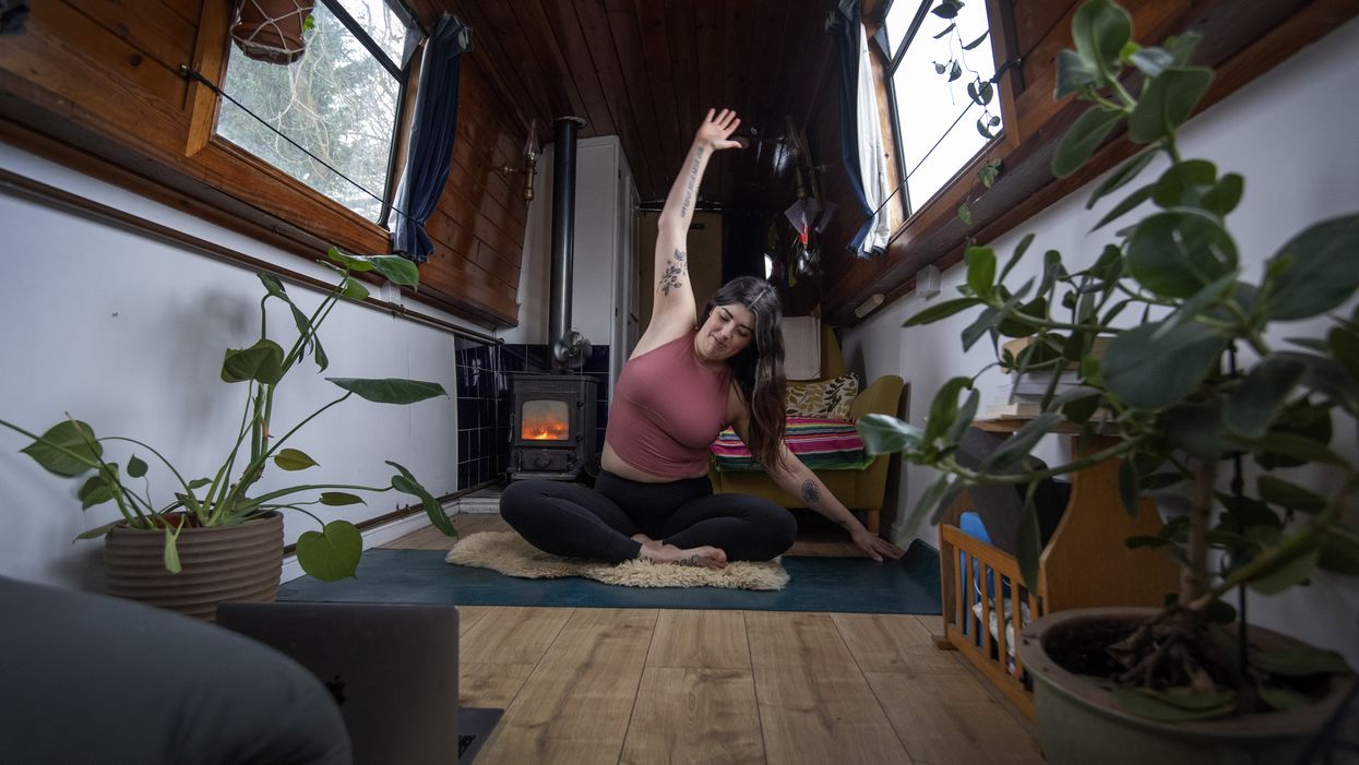 Yoga teacher Harriet McAtee