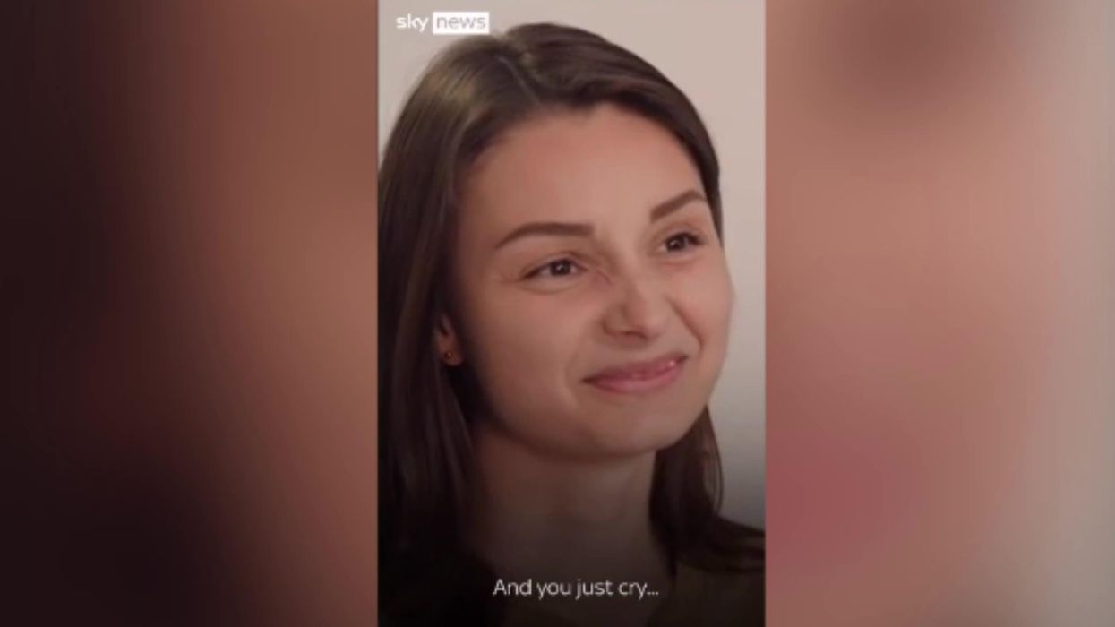 'You just cry': One of the UK's first refugees fleeing Ukraine arrives alone