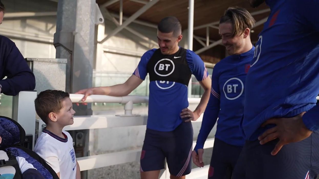 Jack Grealish jokes with young Aston Villa fan that he 'doesn't like him anymore'