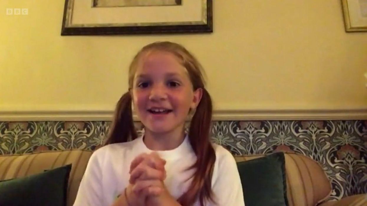 Young England fan Tess was given tickets to the final and people are fighting back the tears