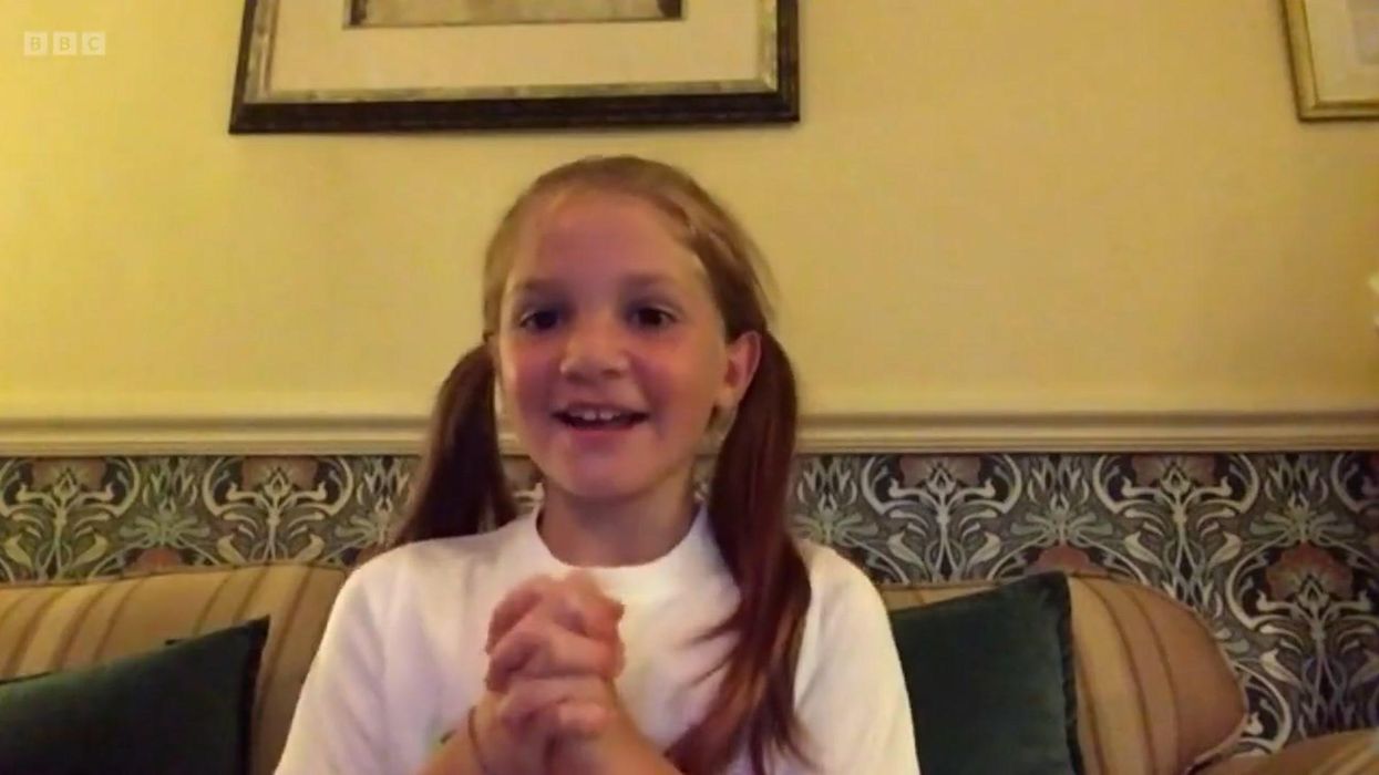 Young England fan Tess was given tickets to the final and people are fighting back the tears