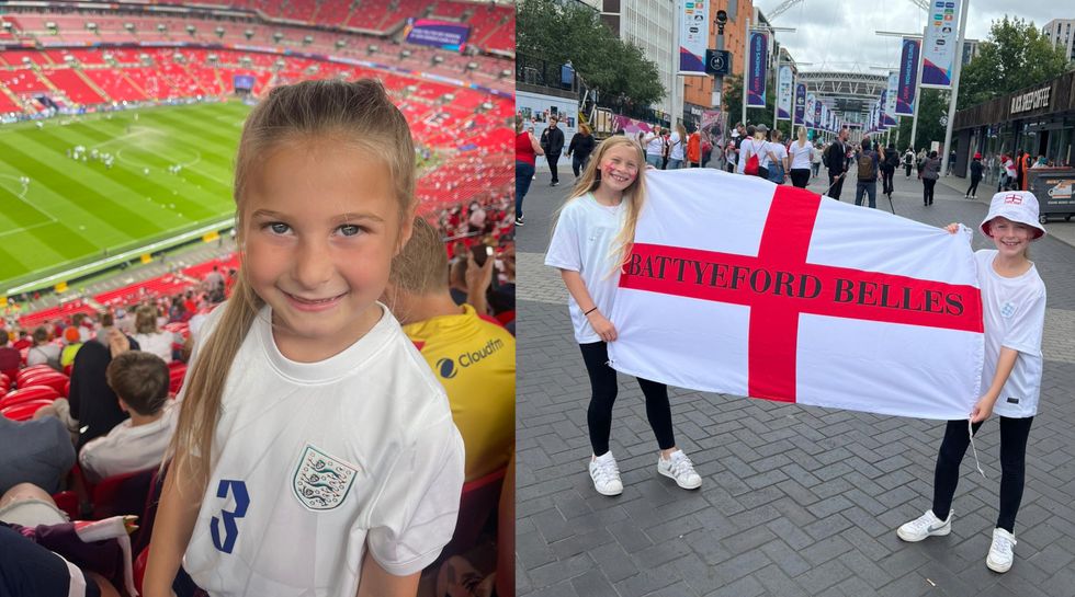 Young football fans are ‘a part of history’ during Euro 2022 final at Wembley