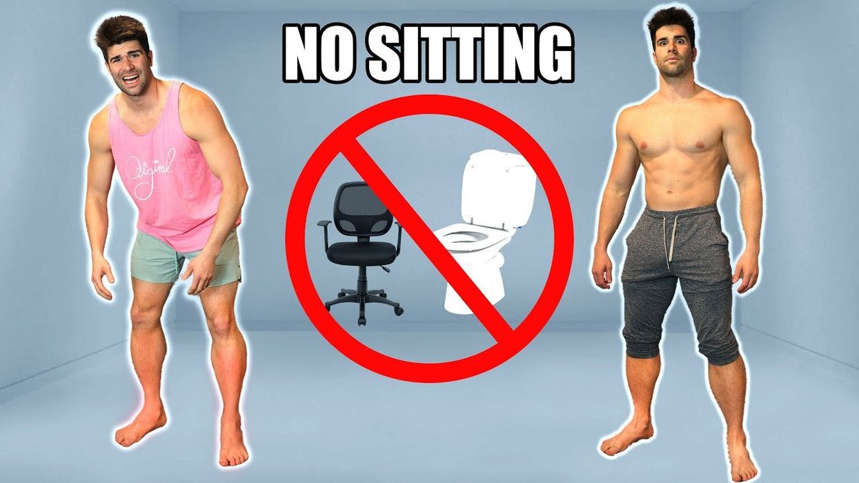 YouTuber goes five days without sitting and the results are surprising