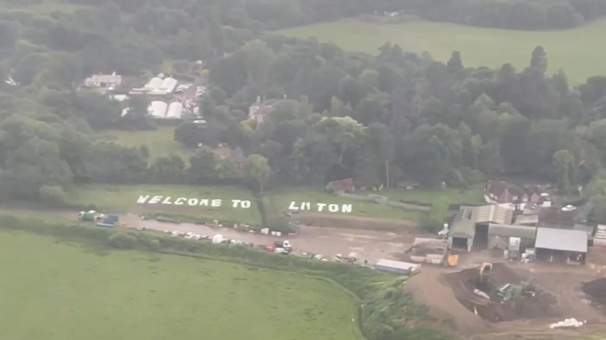 YouTuber behind ‘Welcome to Luton’ sign at Gatwick reveals how he did it