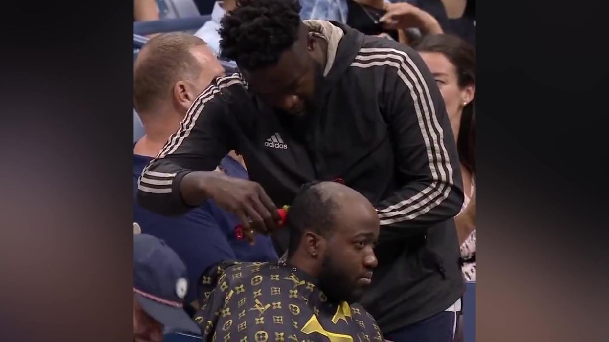 YouTube prankster JiDion got haircut in stands of US Open during match