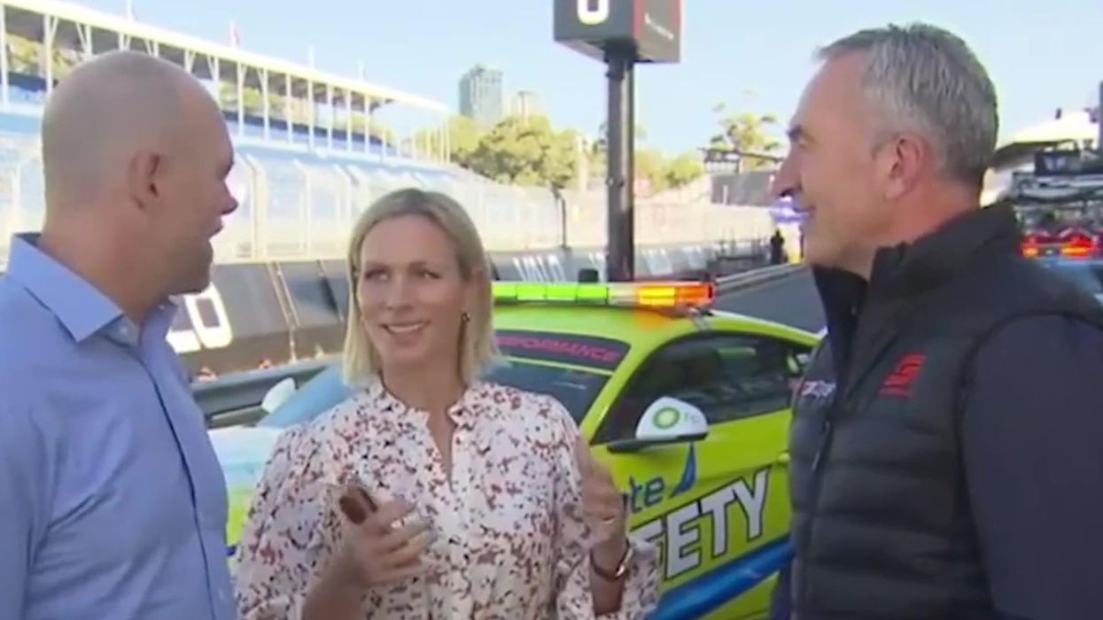 Zara Tindall cringes as Mike threatens to wear iconic 'Budgy Smugglers'