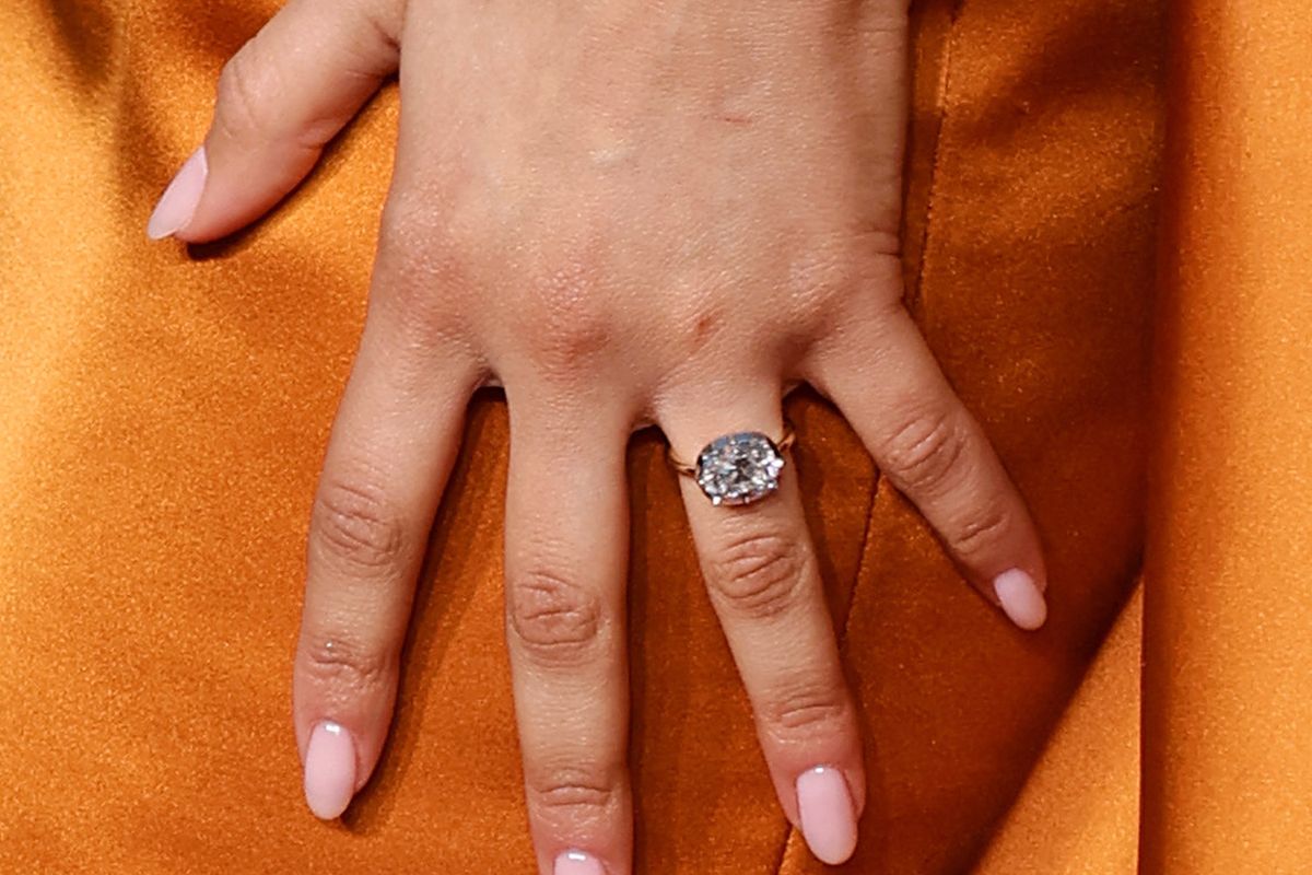 Zendaya flashes a huge diamond engagement ring