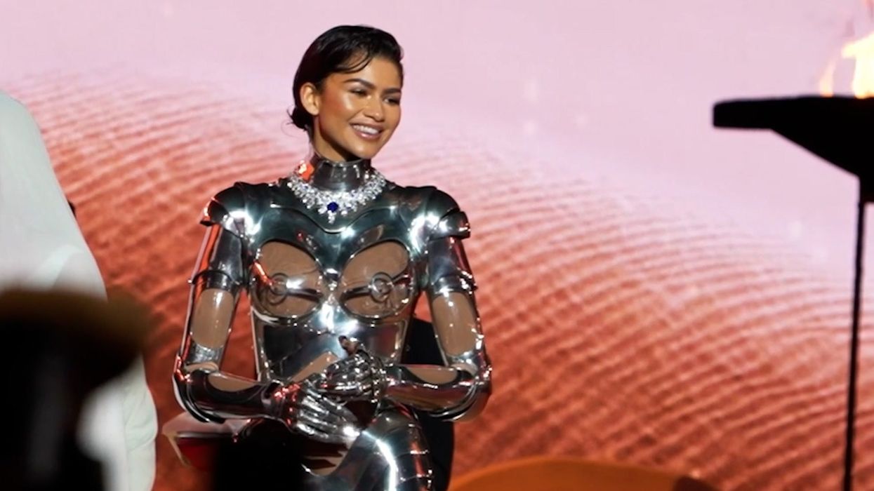 Zendaya's incredible Dune 2 premiere robot look is the internet's new favourite meme
