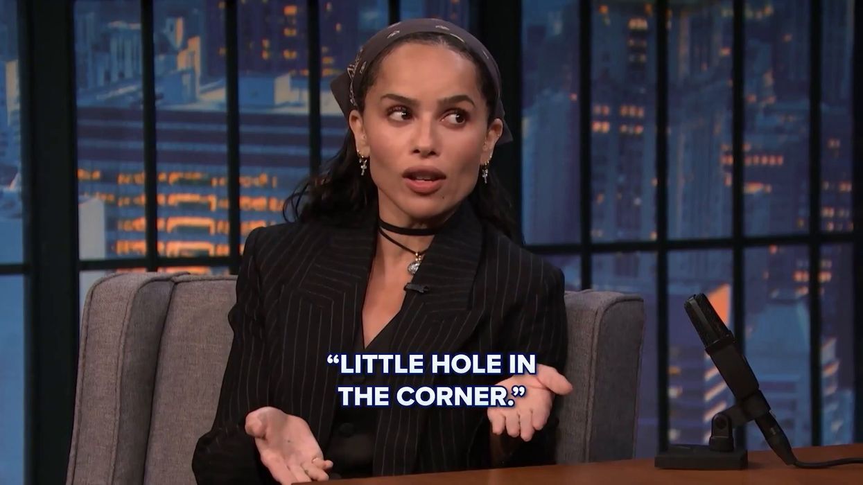 Zoe Kravitz had to destroy Taylor Swift's bathroom for this crazy reason