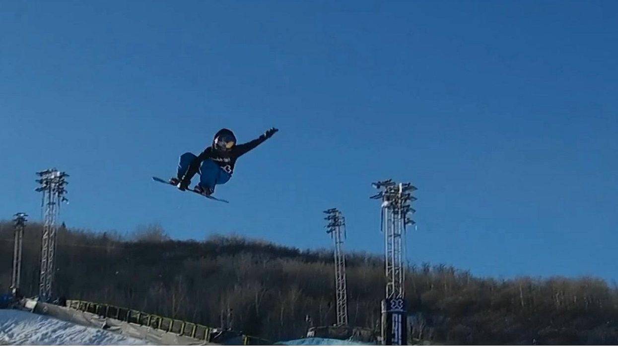 Dad of gold medal snowboarder drops two f-bombs in a matter of seconds during interview